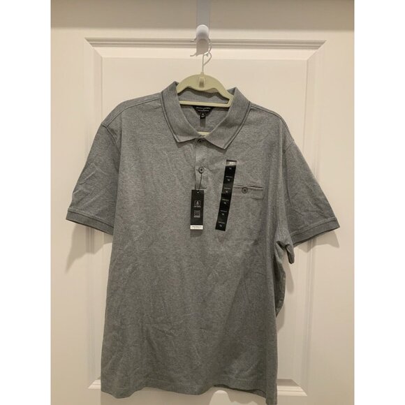 Banana Republic Other - Banana Republic Polo XL Mens Luxe Touch Performance Gray S/S Size NWT